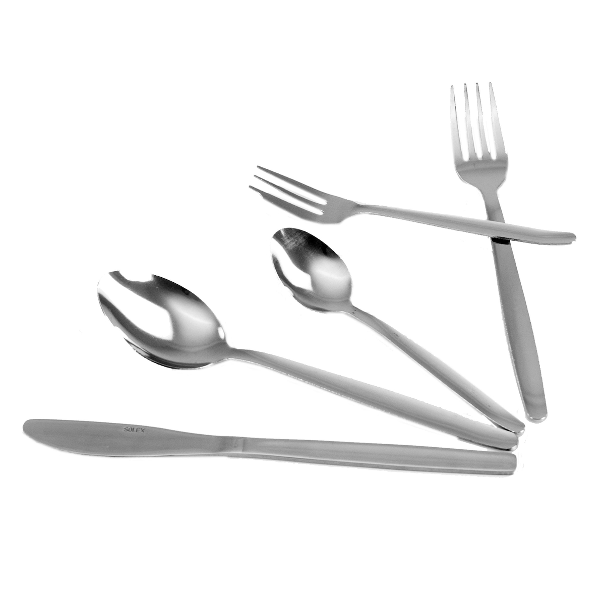 Solex TM 80 Kantinenbesteckset 120 teilig für 24 Personen Image