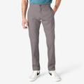 Dickies Men's Skinny Fit Double Knee Work Pants - Silver Size 32 30 (WP811)