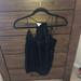 American Eagle Outfitters Tops | American Eagle Outfitters Satin Tank Top | Color: Black | Size: Sp