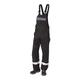 JAK Workwear 12-12003-051-116-82 Modell 12003 EN ISO 1149-5 Antiflame Latzhose, Schwarz/Grau, EU 64/116 Größe, 82cm Schrittlänge