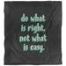 East Urban Home Quotes Do What Is Right Single Reversible Duvet Cover Microfiber in Green | Queen Duvet Cover | Wayfair