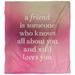 East Urban Home Love & Friendship Quote Single Duvet Cover Microfiber in Pink/Yellow | King Duvet Cover | Wayfair F685577BEA994382997650A6E10819FE