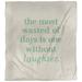 East Urban Home Laughter Inspirational Quote Single Duvet Cover Microfiber in Green | Queen Duvet Cover | Wayfair 6813874F710E4F4B9D941BA8722185B9