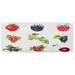 Green 0.1" x 47" L X 19" W Kitchen Mat - East Urban Home Fruit Kitchen Mat 0.1 x 19.0 W in Synthetics | 0.1" H X 47" L X 19" W | Wayfair