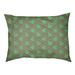 East Urban Home Festive Zig Zag Outdoor Dog Pillow Metal in Red/Green | 7 H x 40 W x 30 D in | Wayfair 390ABE16557D4A5C9AB7D607BA483494