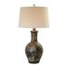 World Menagerie Llyr 29" Table Lamp Ceramic/Linen in Black | 29 H x 16 W x 16 D in | Wayfair B38C2251986741E6A10F90D2B840CD82