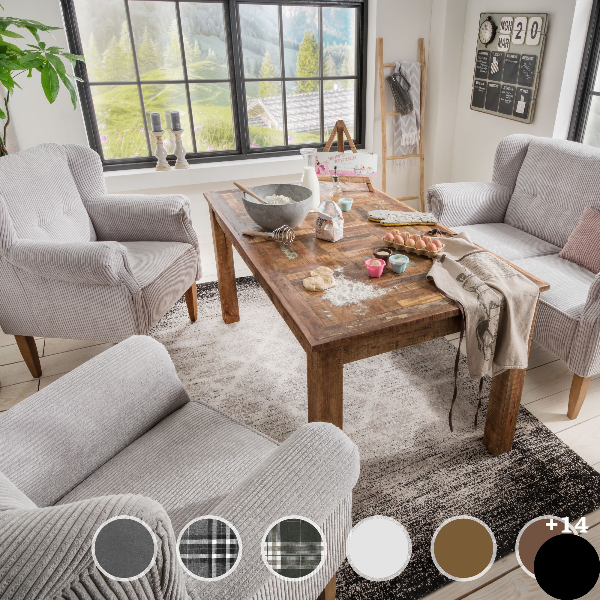 Massivholz »Pavolo« Sessel PK A 3312 / weiss