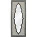 Contouring White-Washed Gray 19" x 47 1/4" Wall Mirror
