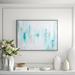 Casa Fine Arts Nordic Whispers - Floater Frame Painting on Canvas in Blue | 12 H x 16 W x 2 D in | Wayfair 33230-01