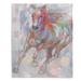 East Urban Home Takin The Turn Horses Soft Sherpa Blanket Microfiber/Fleece/Microfiber/Fleece | 51 W in | Wayfair 738CDADAA08647A5B8655F88EB2A9BE4