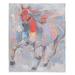 East Urban Home Equine Elegance Ii Horses Soft Sherpa Blanket Microfiber/Fleece/Microfiber/Fleece | 68 W in | Wayfair