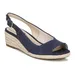 LifeStride Socialite Women's Wedge Sandals, Size: 7 Wide, Blue