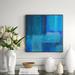 Casa Fine Arts Whispers Of Teal & - Floater Frame Painting on Canvas in Blue | 30 H x 30 W x 2 D in | Wayfair 33541-01