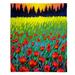 East Urban Home Poppy Vista Ii Soft Sherpa Blanket Microfiber/Fleece/Microfiber/Fleece | 51 W in | Wayfair 17555C3B257D41ECA61D4C2C0153E189