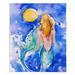 East Urban Home Moon Wish Mermaid Soft Sherpa Blanket Microfiber/Fleece/Microfiber/Fleece | 51 W in | Wayfair 2922F2B4E1A444DBA0529EB1527AB2EB