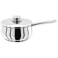 Stellar 1000 S104 Stainless Steel Saucepan with Lid 14cm, 900ml, Induction Ready, Oven Safe, Dishwasher Safe - Fully Guaranteed