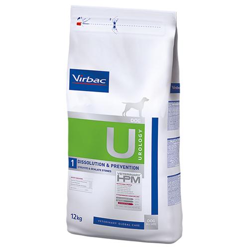 2x12kg Virbac Vet HPM Dog Urology Dissolution & Prevention U1 Hundetrockenfutter