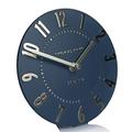 Thomas Kent Mulberry Design Mantle Clock in Midnight Blue - 6" London