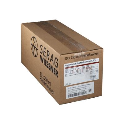 Isotonische Kochsalzlösung 0,9% Plastik Inf.-Lsg. 10x250 ml Infusionslösung Image