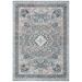 Blue 93 x 0.24 in Area Rug - Lauren Ralph Lauren Ralph Lauren Fleur Power Loomed, Polyester Pile, Ivory/Area Rug Polyester | Wayfair LRL1355A-8