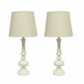 Winston Porter Waneta 24.5" Bedside Table Lamp Set Resin/Linen, Crystal in White | 24.5 H x 11 W x 11 D in | Wayfair Lamp-nouvel-Lamp-1102186