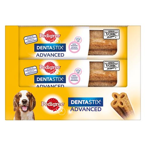 9 x 80 g Pedigree Dentastix Advanced für mittelgroße Hunde, Snack