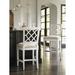 Tommy Bahama Home Ivory Key Bar & Counter Stool Wood/Upholstered in Gray | 45.75 H x 19 W x 23 D in | Wayfair 543-816-01