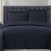 Truly Soft Everyday Microfiber Reversible Comforter Set Polyester/Polyfill/Microfiber in Black | Twin XL Comforter + 1 Standard Sham | Wayfair