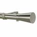 Ebern Designs Epes 1.13"D Single Curtain Rod Metal in Gray | 3 H x 120 W x 6 D in | Wayfair 8394D7F2BE204BD4B20BEBC02550E41B