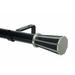 Darby Home Co Sandra 1.125" Single Curtain Rod in Black | 3.5 H x 48 W x 5.25 D in | Wayfair 78C51F7B418E4F3E8A5AA790AA2EFF4B