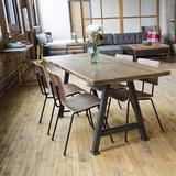 Foundry Select Fir Dining Table Wood/Metal in Green/White | 30 H x 72 W x 36 D in | Wayfair 4E71B29123B24EF08F4B06AE011D8FA6