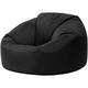 Pouf Classique, Pouf pour adultes - Grand, 85cm x 50cm - Résistant à l'eau, Poufs d'intérieur et