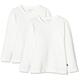 MINYMO Mädchen Minymo Set van 2 blouses met lange mouwen voor meisjes Bluse, Weiß (Weiss 100), 104 EU