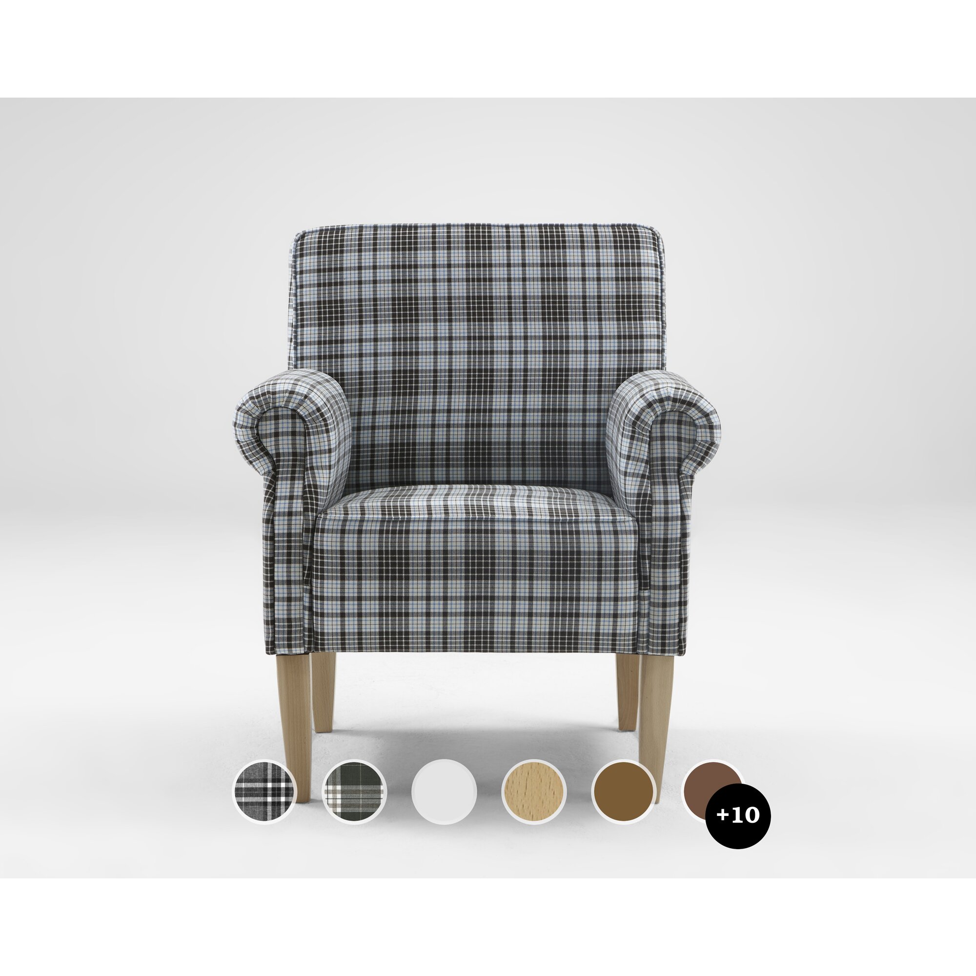 Massivholz »Tavola« Sessel weiss / PK D 4808