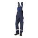 JAK Workwear 12-12003-046-080-90 Modell 12003 EN ISO 1149-5 Antiflame Latzhose, Marine/Königsblau, EU 46/80 Größe, 90cm Schrittlänge