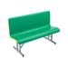 Portable Booth Seating Rectangular Bench Cafeteria Table in Brown AmTab Manufacturing Corporation | 38 H x 60 W x 24 D in | Wayfair MWBS245