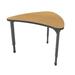 Marco Apex Series Manufactured Wood 30" Adjustable Height Collaborative Desk Wood/Laminate/Metal in Brown | 30 H x 38 W x 31 D in | Wayfair