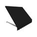 Awntech Slope Window Awning Wood/Woven Acrylic in Black | 16 H x 76.5 W x 30 D in | Wayfair ER1030-WH-6K