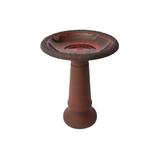 Algreen Birdbath in Red | 25 H x 20 W x 20 D in | Wayfair 41550