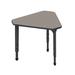 Marco Apex Series Manufactured Wood Adjustable Height Collaborative Desk Wood/Laminate/Metal in Brown | 30 H x 30 W x 34 D in | Wayfair