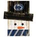 Fan Creations NCAA Snowman Head Decorative Accent Wood in Brown | 19 H x 16 W x 0.38 D in | Wayfair C0921L-Penn State