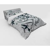 East Urban Home Anchor Duvet Cover Set Microfiber in Blue/Green | Queen Duvet Cover + 3 Additional Pieces | Wayfair