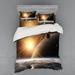 East Urban Home Outer Space Duvet Cover Set Microfiber in Brown | Queen Duvet Cover + 3 Additional Pieces | Wayfair