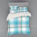 East Urban Home Duvet Cover Set Microfiber in Blue | Queen Duvet Cover + 3 Additional Pieces | Wayfair C913A86BAEE4419F93DED77C30CE86FC