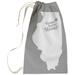 East Urban Home Sweet Aurora Laundry Bag Fabric in Gray | Small (29" H x 18" W) | Wayfair F1371DC8B3694A9DA42E7736A9E165A7