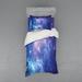 East Urban Home Outer Space Navy Modern & Contemporary Duvet Cover Set in Blue/Navy | Twin XL Duvet Cover + 2 Additional Pieces | Wayfair