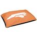 East Urban Home Charlotte North Carolina Outdoor Dog Pillow Metal in Orange | 6.5 H x 40 W x 30 D in | Wayfair 3279E162D24D4FDA938B5235413AA0CC