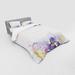 East Urban Home Purple/Microfiber Modern & Contemporary Duvet Cover Set Microfiber in Green | Queen Duvet Cover + 3 Additional Pieces | Wayfair