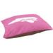 East Urban Home Charlotte North Carolina Indoor Dog Pillow Metal in Pink | 7 H x 50 W x 40 D in | Wayfair 7F5841D47D424BF080E1FAC69B4C8DAB