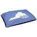 East Urban Home Norfolk Virginia Outdoor Dog Pillow Polyester in Blue | 6 H x 28 W x 18 D in | Wayfair 1CBAEBFDCFC3437399CA7D301BF946A3